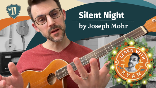 Silent Night | Learn with Ryan | Christmas Songs | Dulcimer and Guitar Lessons