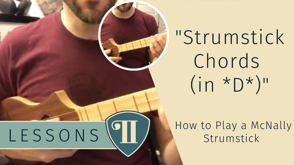 Strumstick Chords (in D) How to Play a McNally Strumstick StickDul