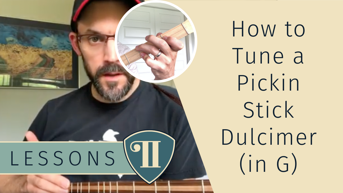 Pickin' Stick Dulcimer Tuning or Strumstick (in G) How to Tune