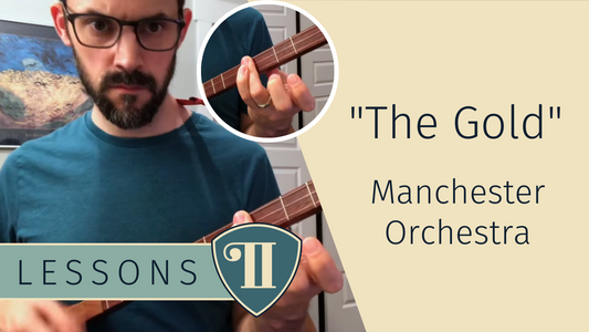 The Manchester -"The Gold" on Strumstick Dulcimer Guitar