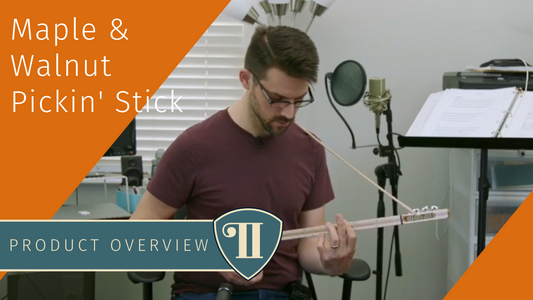 Maple & Walnut Stick Dulcimer | Pickin' Stick Overview