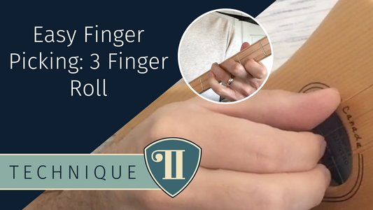 IMPROVE Your Playing: 3-Finger Roll Fingerpicking Style | Seagull Merlin & Strumstick