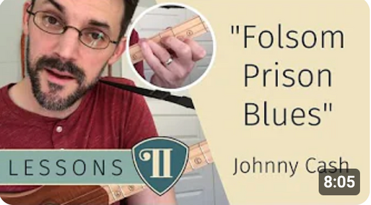 LEARN - Johnny Cash, "Folsom Prison Blues" - Stick Dulcimer Guitar