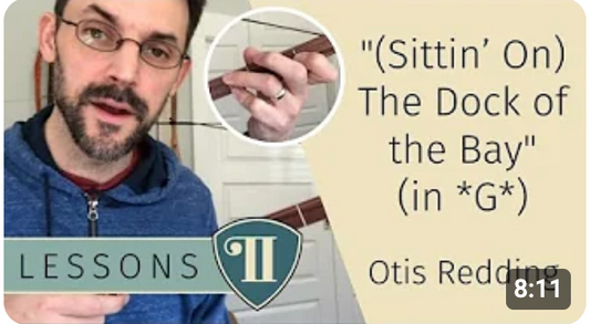 LEARN - (G tuned version) Otis Redding “(Sittin’ On) The Dock of the Bay” - Stick Dulcimer Guitar