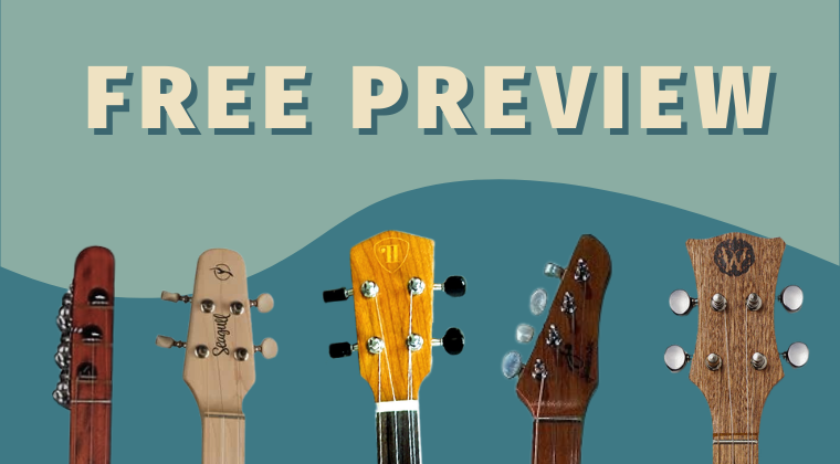 FREE PREVIEW! Learn to Play Course w/ *Chord Cheat Sheet*
