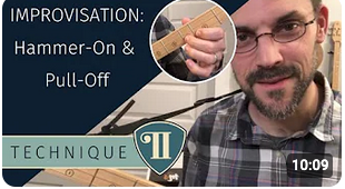 LEARN to IMPROV: Hammer On & Pull Off | Stick Dulcimer Guitars