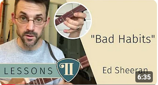 LEARN - Ed Sheeran's "Bad Habits" on Dulcimer Guitar