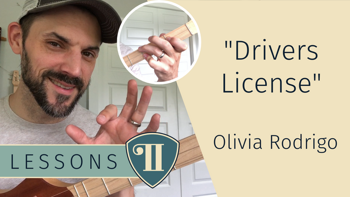 LEARN- Olivia Rodrigo, 'drivers license'. Stick Dulcimer Guitae (D Strumstick/Seagull Merlin)