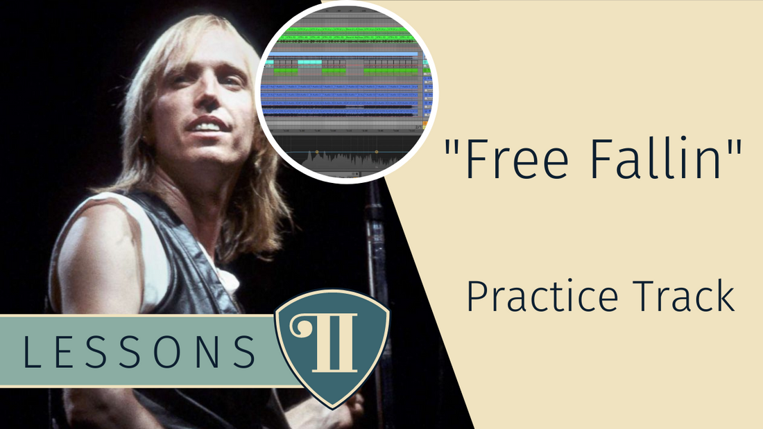 Free Fallin' Practice Track for Dulcimer Guitar