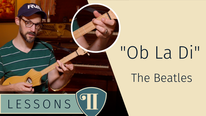 LEARN - The Beatles - "Ob La Di" on Stick Dulcimer Guitar (Seagull Merlin)