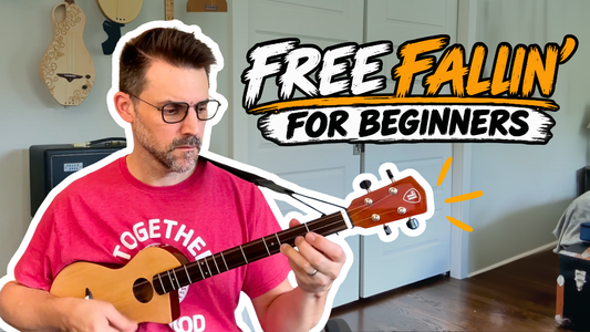 How to Play “Free Fallin’” on Dulcimer Guitar | Easy 1-Finger Lesson