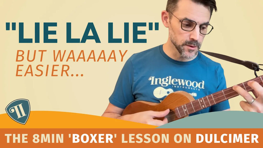LEARN "Lie la lie" aka 'The Boxer' on the Dulcimer Guitar