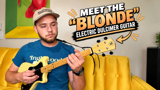 Meet the “Blonde” Electric Dulcimer Guitar 👀⚡