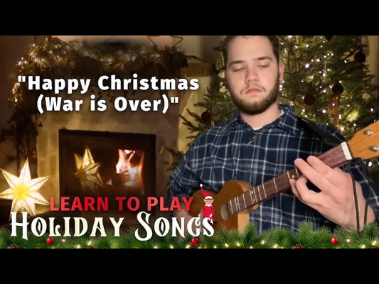 Soothing Instrumental Christmas Music: Happy Christmas (War is Over) Dulcimer Guitar Cover