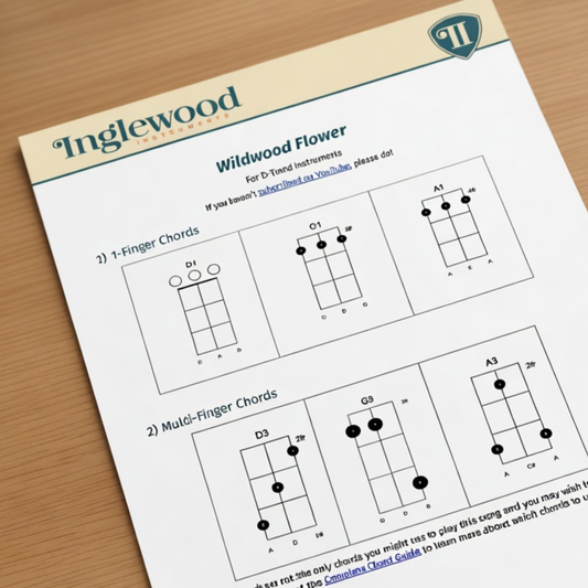 "Wildwood Flower" Dulcimer Guitar TAB Chord Guide