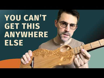 Boondocker Celtic Rosewood + Spruce Dulcimer Electric/Acoustic